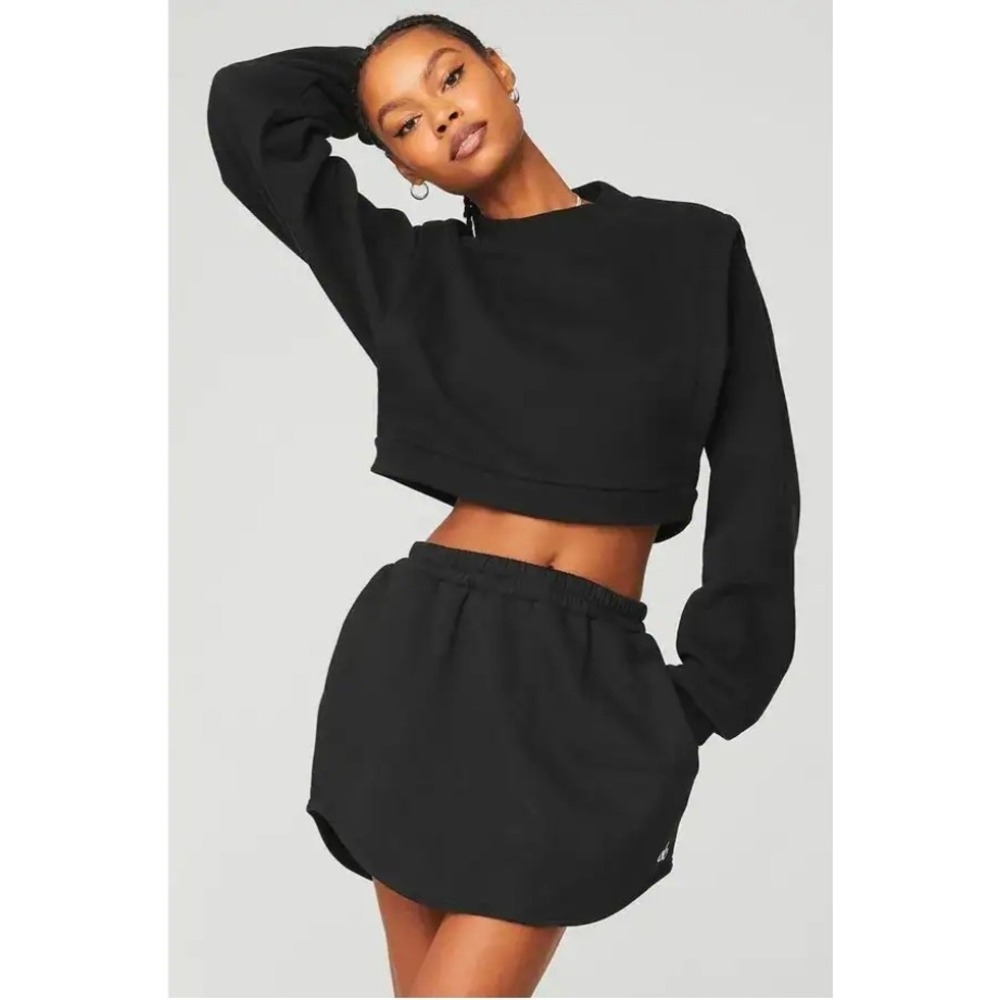 Alo Yoga Cropped Fresh Coverup Streetfashion Atheleisure Athletic Y2k